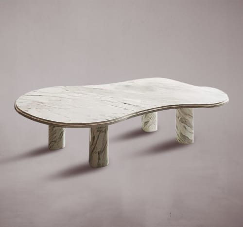 Marble Coffee Table. Natural Stone Coffee Table. | Tables by HamamDecor LLC