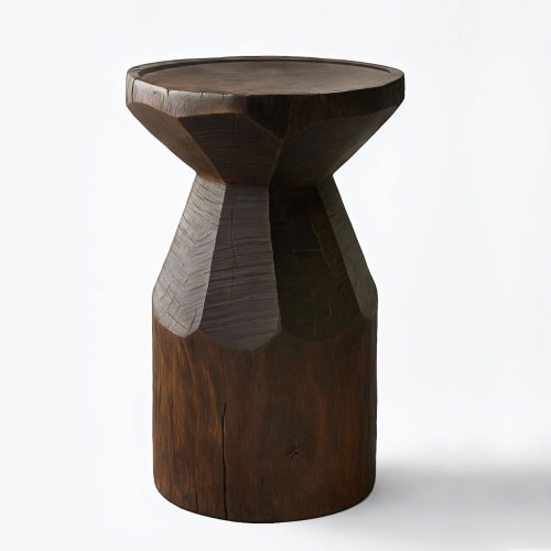 Rosalia Urban Wood Side Table | Tables by Pfeifer Studio