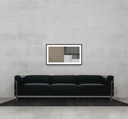 Abstract Photography Framed 'Elevation & Section' | Photography by Scott Woodward Meyers Art