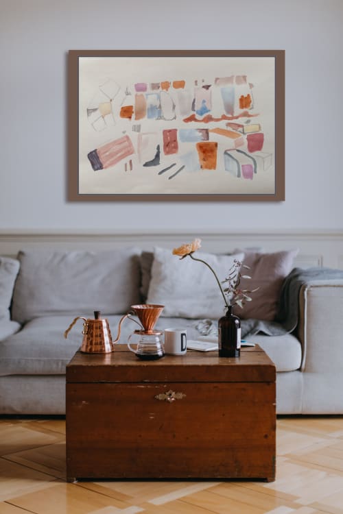 Abstract art 9 | Oil And Acrylic Painting in Paintings by Cumin Studio