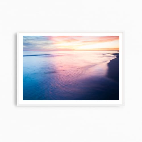 Beach wall art, 'Evening on the Beach' photography print | Photography by PappasBland