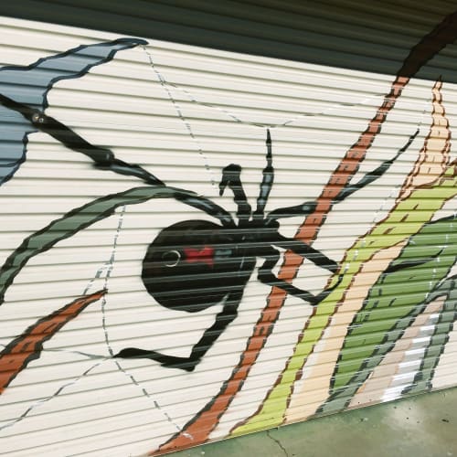'Concrete Jungle' for the City of  West Sacramento | Street Murals by Irubiel Moreno