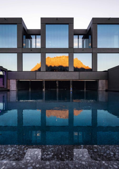 Mohr Life: the theatrical spa | Architecture by noa* network of architecture | Hotel MOHR Life Resort - Wellness- & Lifestyle Hotel in Lermoos