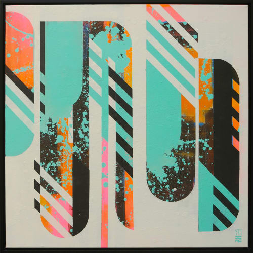 Icon 27 - original one of a kind artwork | Oil And Acrylic Painting in Paintings by Ronald Hunter