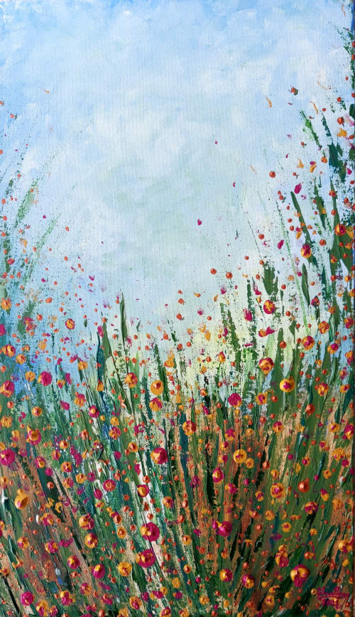 Summer breeze | Oil And Acrylic Painting in Paintings by Elena Parau