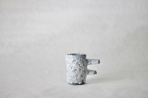 Terrazzo blue clay mug | Drinkware by ZHENI
