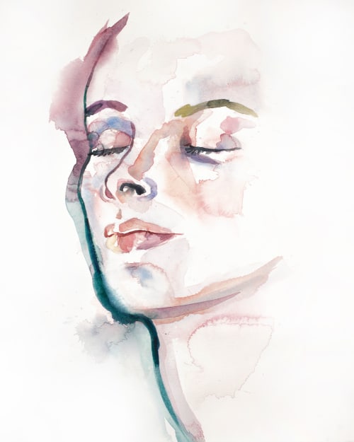 Evanescent No. 3 : Original Watercolor Painting | Paintings by Elizabeth Becker