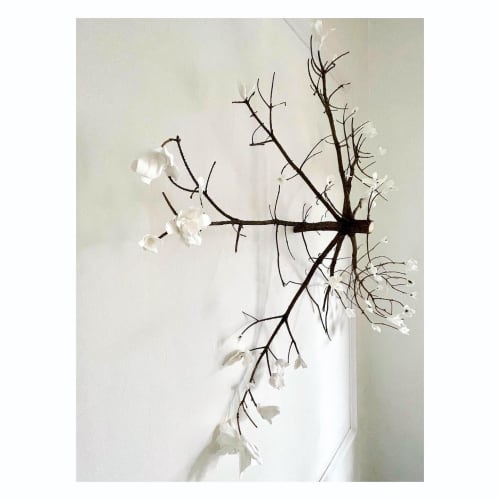 Rose Tree Branch - Endless Holiday | Sculptures by Lauren Naomi Fine Art
