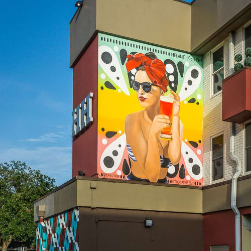 St. Pete Summer | Murals by Melanie Posner | Hollander Hotel St. Petersburg / Downtown in St. Petersburg
