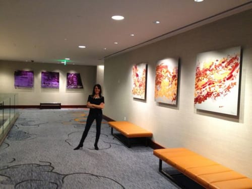 Hilton San Francisco Union Square Paintings | Paintings by Pamela Nielsen Contemporary Art | Hilton San Francisco Union Square in San Francisco