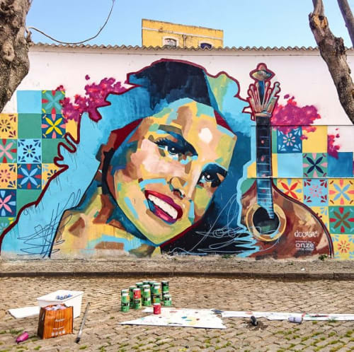 "Amália" | Street Murals by Carola Deutsch