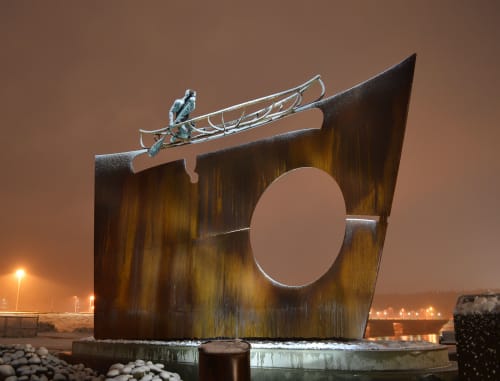 Reflections on the River | Public Sculptures by David Robinson