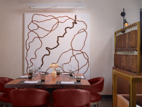 Oat Hill Trail wall art for the Four Seasons Napa Valley | Wall Hangings by Susannah Mira