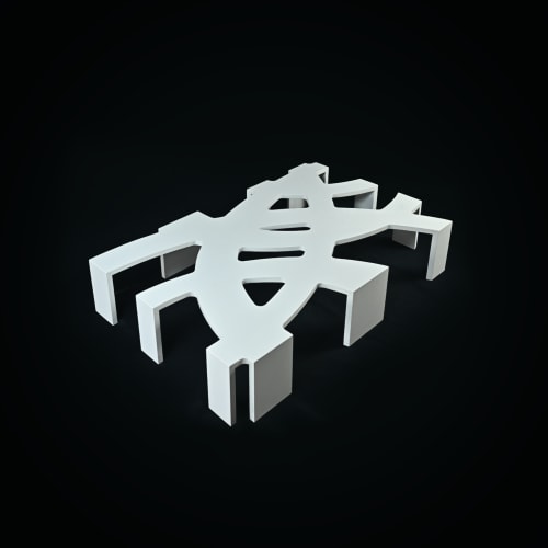 StiltS - Arabescato marble side table