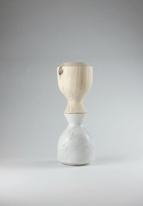 Itineranti - marmo+legno 14 | Vessels & Containers by gumdesign