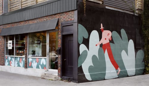Avanaa Mural | Murals by Cecile Gariepy | Avanaa Chocolat in Montréal