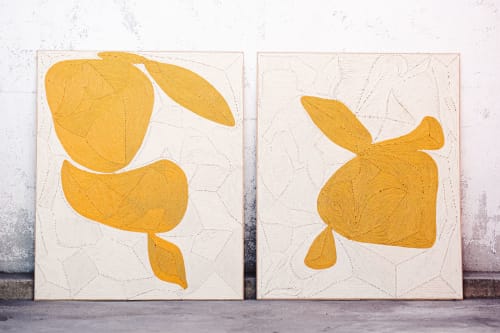 Peaches | Wall Hangings by Corrie in Color