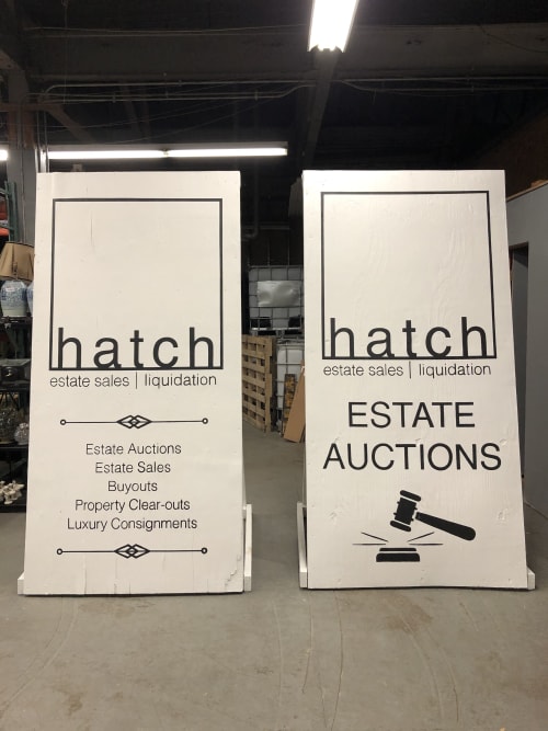 Hatch Estate Services | Signage by Two Brushes | Hatch Estate Services in Bridgeport