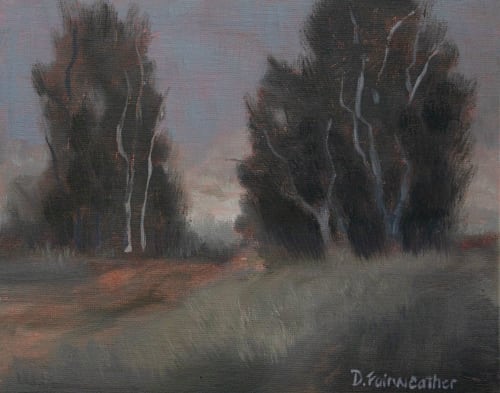 Soft Evening | Oil And Acrylic Painting in Paintings by Dee Fairweather Fine Art