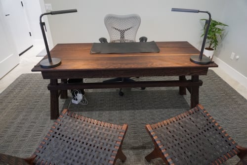 The Founder Desk | Tables by Wylie's Wood & Leather