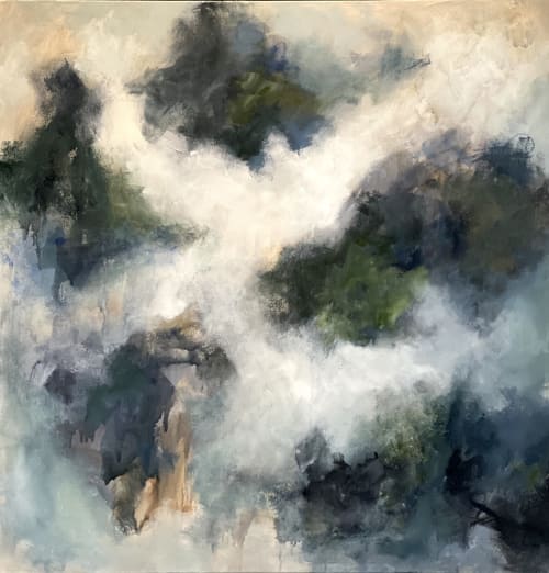 Midnight Dreary | Oil And Acrylic Painting in Paintings by Jessica Whitley Studio
