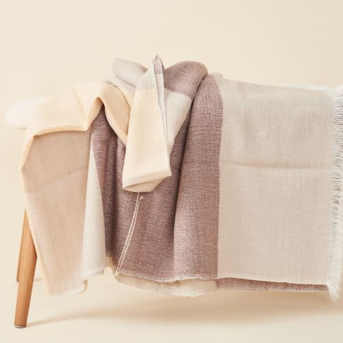 Cino Handloom Throw | Linens & Bedding by Studio Variously