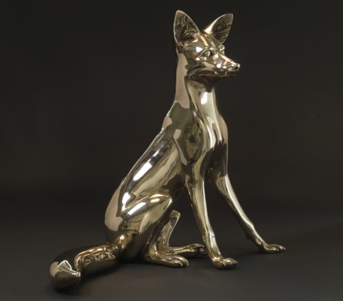 Vixen at the Swan Restaurant | Public Sculptures by Dido Crosby | Shakespeare's Globe in London