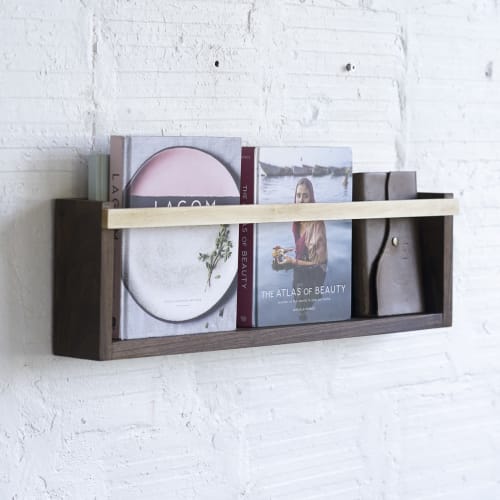 Magazine & Vinyl Wall Rack | Furniture by THE IRON ROOTS DESIGNS