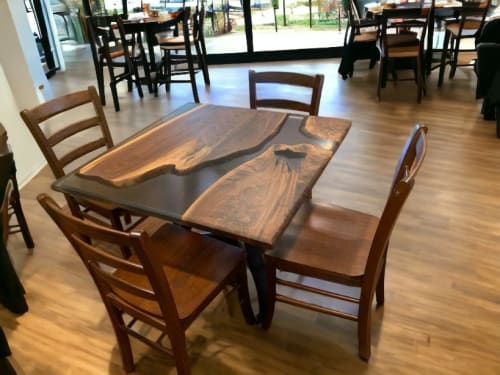 Epoxy side Table, Epoxy Resin Table, Epoxy Wood Table | Tables by Innovative Home Decors