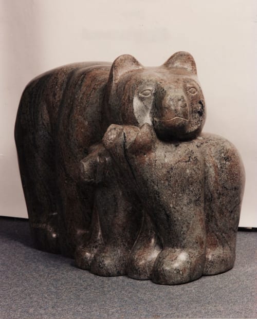 Bear Family | Public Sculptures by Jim Sardonis | Dartmouth Medical Center in Dartmouth