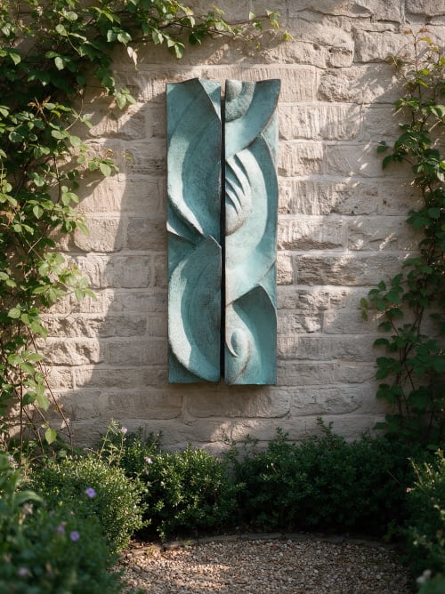 Two Frozen Decowaves Wall Sculpture | Wall Hangings by Boldstone