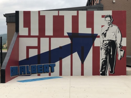 Little Giant | Street Murals by Bryan Alexis | Carl Albert State College in Poteau