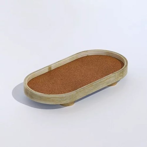 Podium Tray Oval L | Serving Tray in Serveware by Mianzi