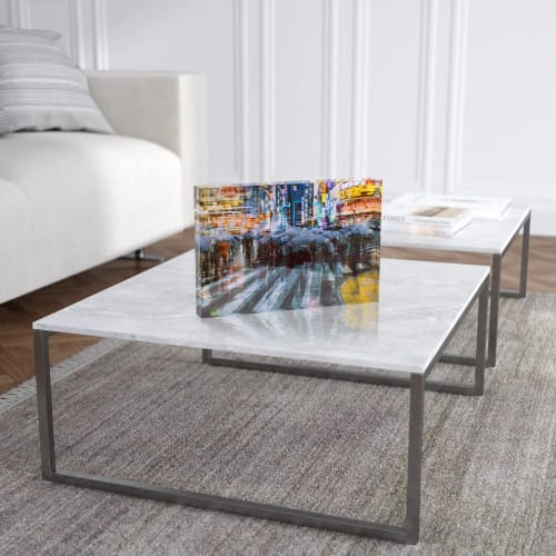 TOKYO CROSSING Acrylic Prism Art Object | Sculptures by Sven Pfrommer