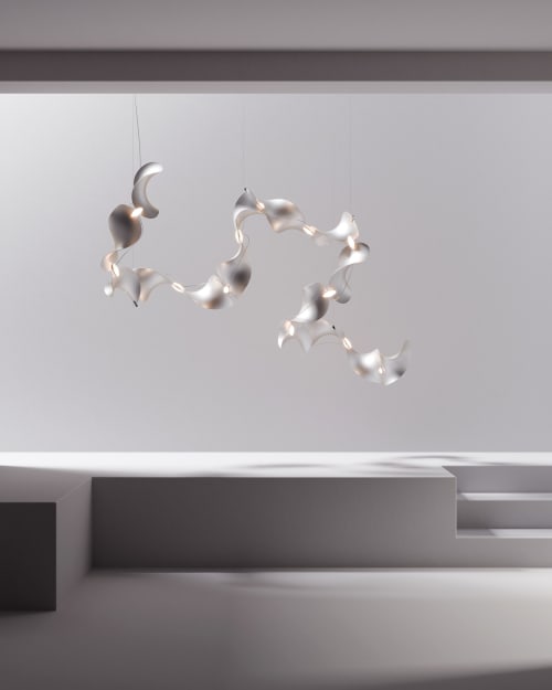 Dune 10 Spiral | Chandeliers by MOSS Objects