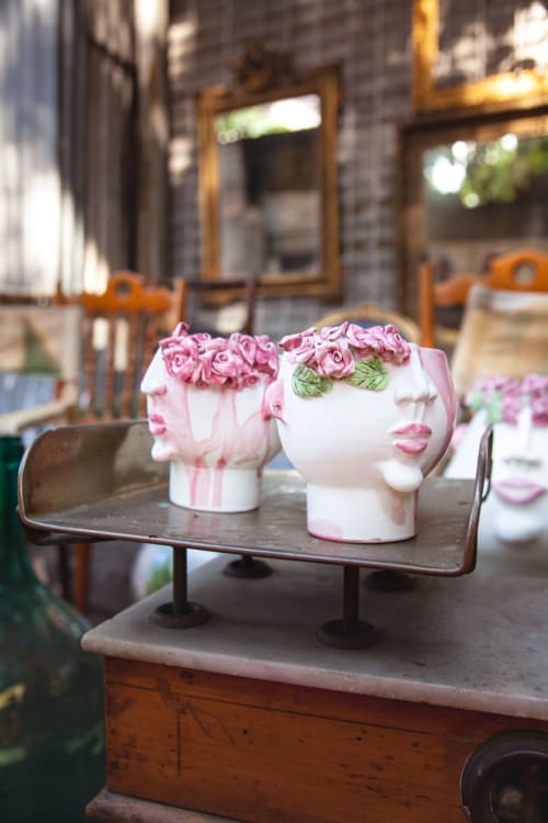 Young Mouth of Rose | Vases & Vessels by Patrizia Italiano