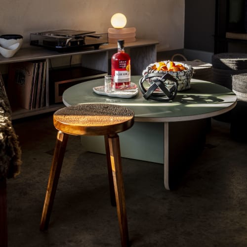 Linoleum and Multiply Plywood Coffee Table | Tables by Jason Lees Design | The Rake at Admiral Maltings in Alameda