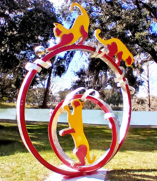 Three Musketeers | Public Sculptures by Gus Lina Art