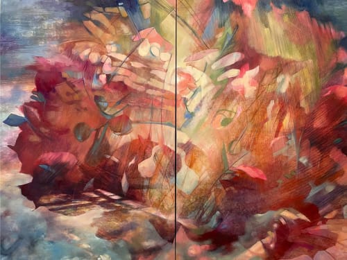 Cold wax | Mixed Media in Paintings by AnnMarie LeBlanc