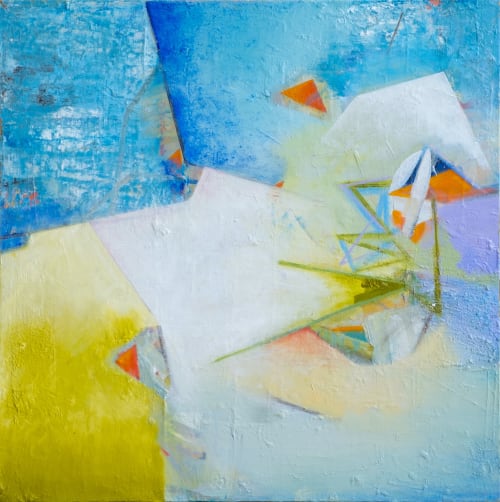 411 In the Stars painting | Oil And Acrylic Painting in Paintings by Anne B Schwartz