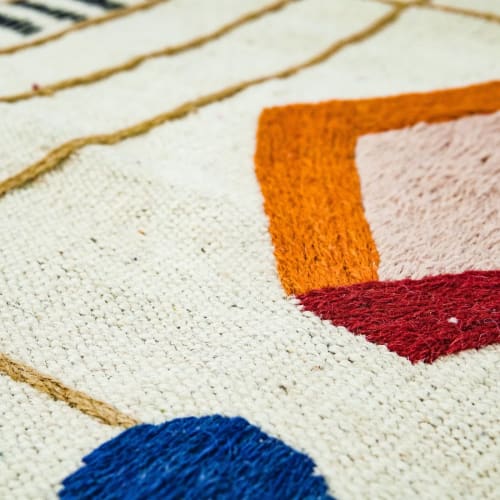 Miniature Embroidered Rug | Rugs by Weaver
