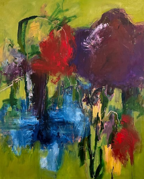 Espontanéa VII | Oil And Acrylic Painting in Paintings by Elisa Gomez Art