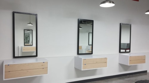 Custom Steel Mirrors | Decorative Objects by Blak Haus Furniture