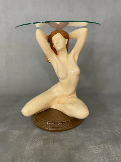 Hand made and painted Table in Europe luxus design art | Furniture by ultimate European