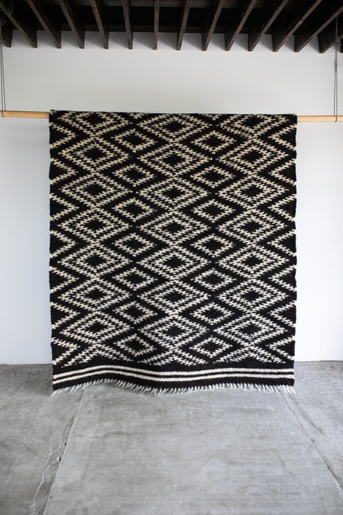 Handwoven Traditional Carpathian Pattern Thin Rugs | Area Rug in Rugs by Creating Comfort Lab