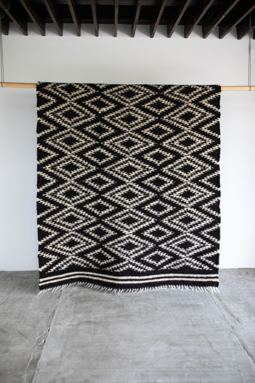 Handwoven Thin Rug with Traditional Carpathian PatternHandwo | Area Rug in Rugs by Creating Comfort Lab