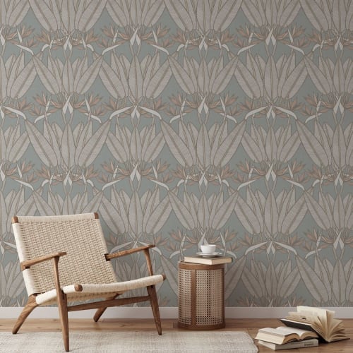 Strelitzia Tropical Wallpaper | Wall Treatments by Patricia Braune