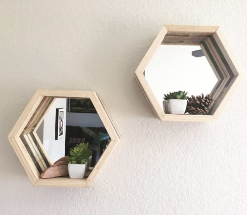 Hexagon Wood Art | Wall Hangings by Forested Way