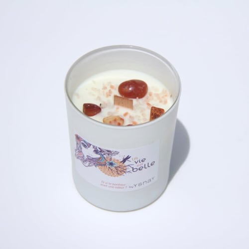 Happiness Crystal Candle | Candle Holder in Decorative Objects by Marie Burgos Design and Collection