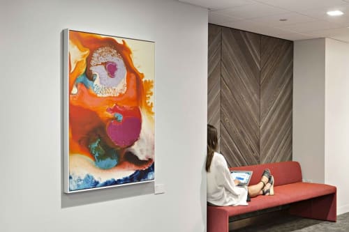 Aerography II | Oil And Acrylic Painting in Paintings by Michelle Silverman Art